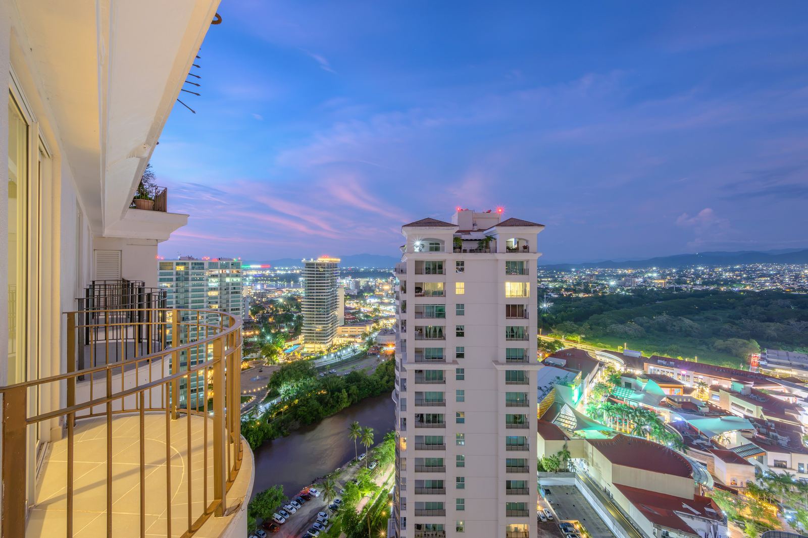 Balcony at Blue Hour