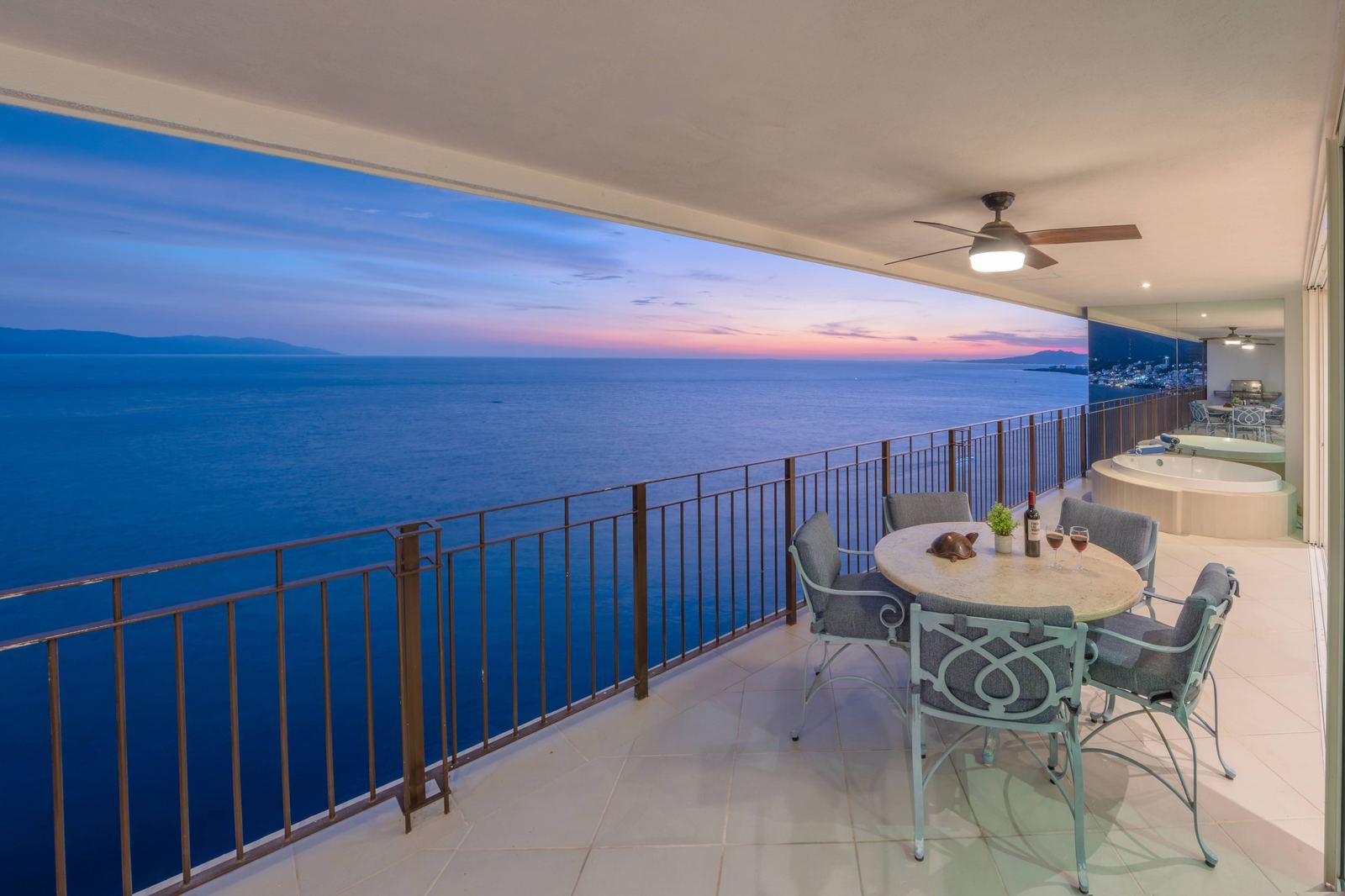 Terrace Dining at Dusk