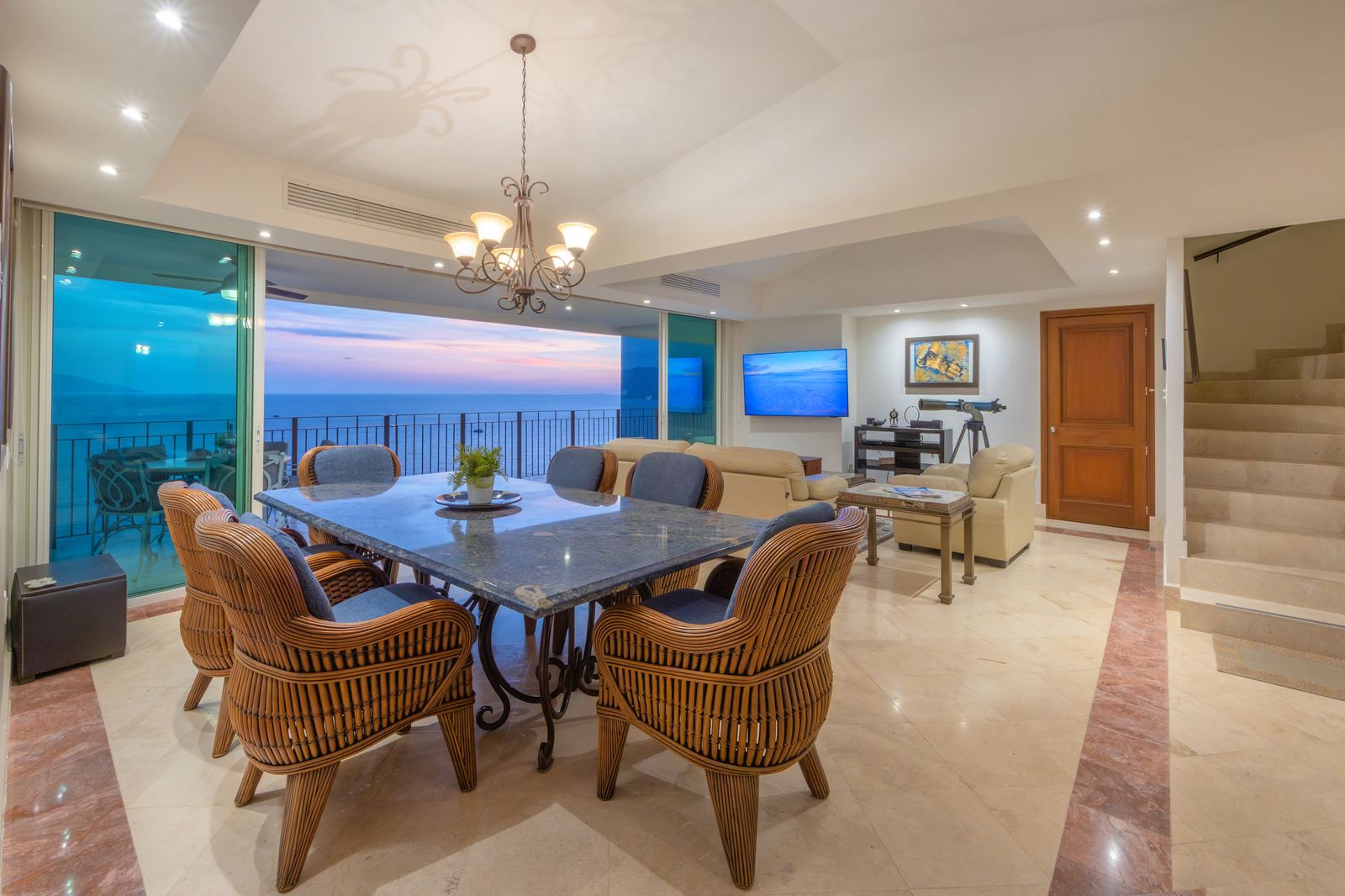 Dining Room at Dusk