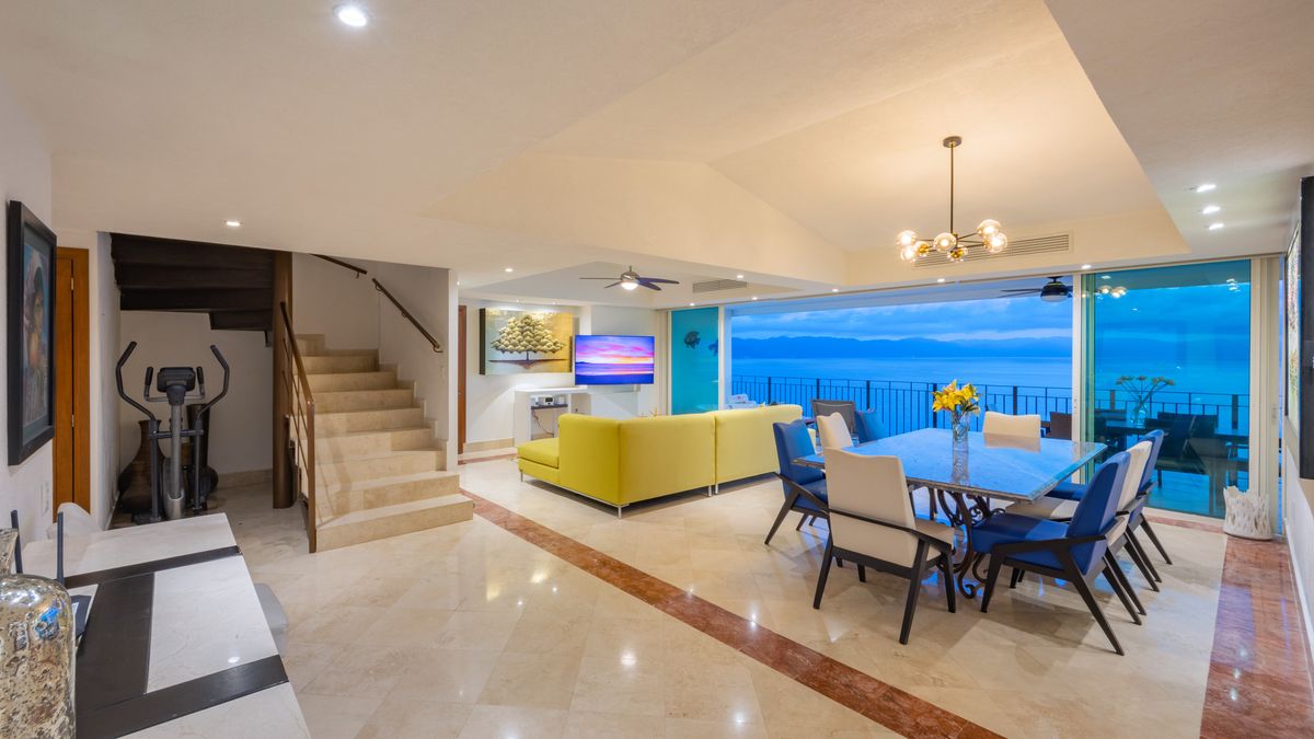 Interior stair connecting floors 26 and 27, Penthouse 2